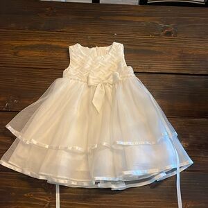 White Toddler Dress
